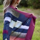 she is wearing elegantly 'The element' scarf