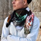 Window scarf-silk colorful unisex scarf by Luxury Brand Tita Hella